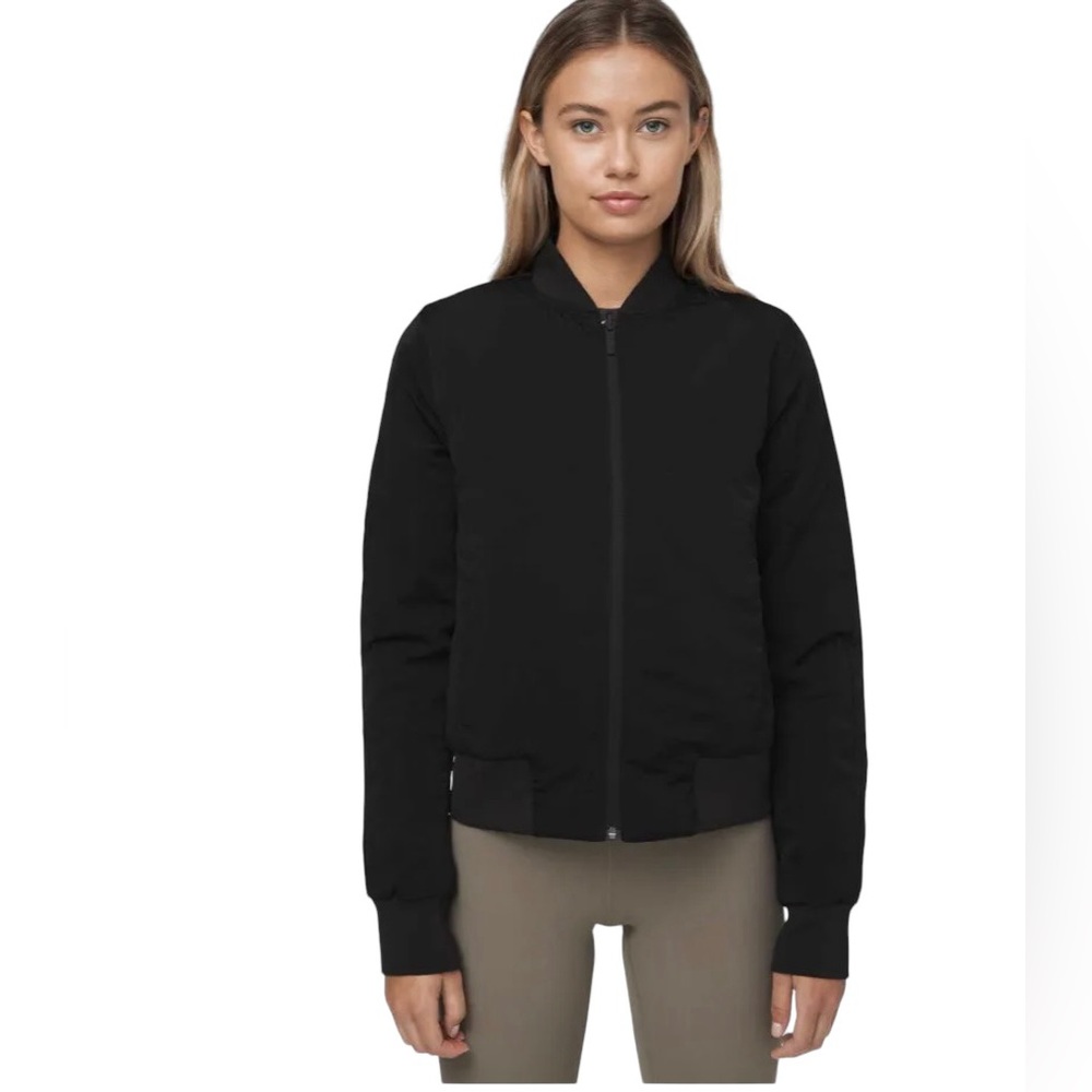 💐 Lululemon Black Non-Stop Bomber Jacket